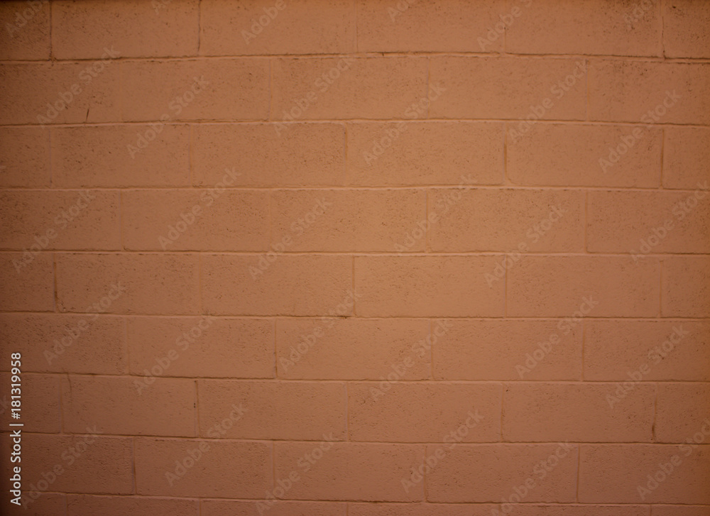 Obraz premium orange background big bricks