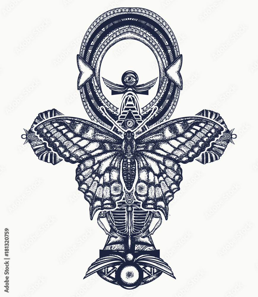Ankh Tattoo Vector Images (over 250)