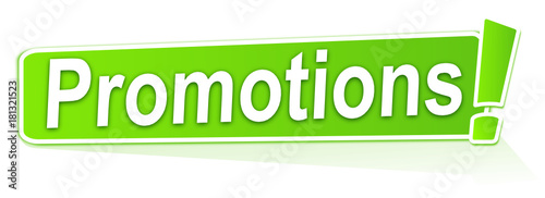 promotions sur étiquette verte