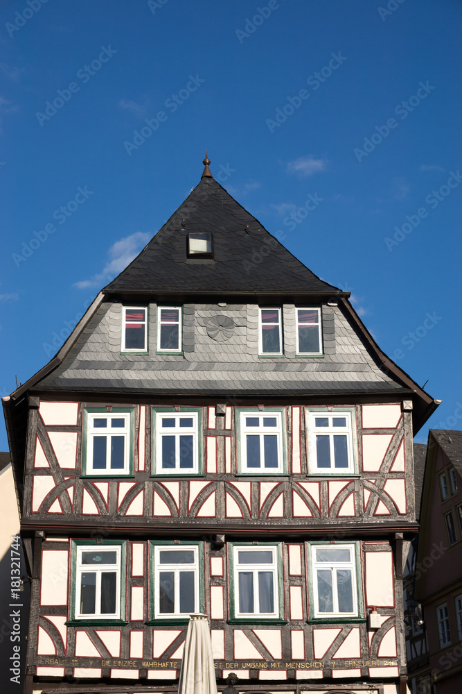 Historisches Fachwerkhaus in der Altstadt von Wetzlar, Hessen