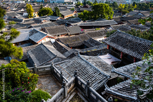 View old town of Lijiang, Lijiang, Yunnan Province, China, Asia, Asian, East Asia, Far East