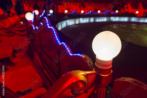 Circus manege and seats