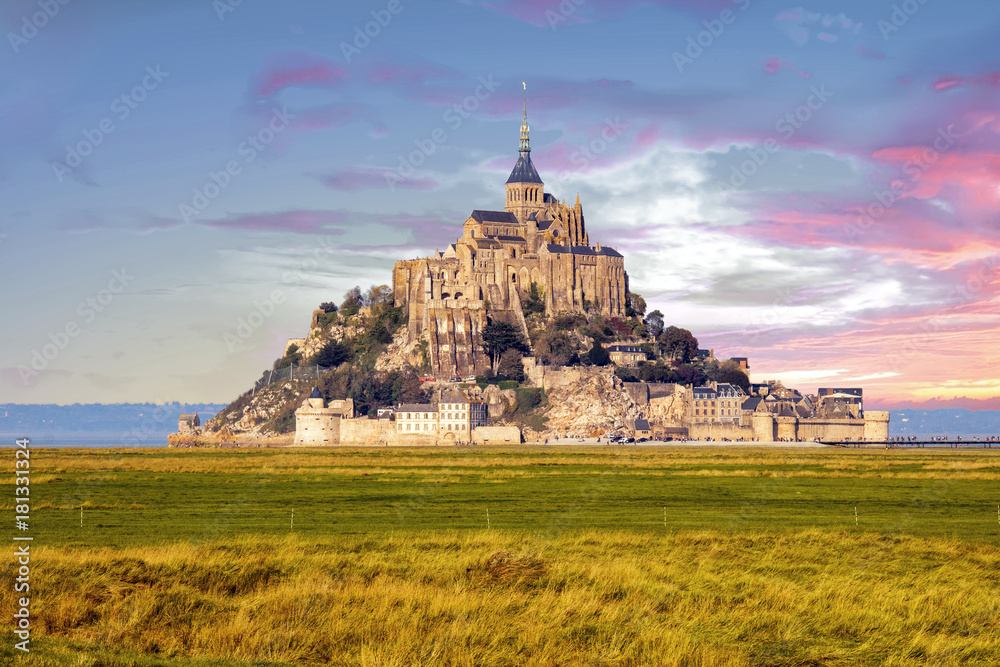 Le Mont saint Michel, Normandie, Manche, Cotentin, France 