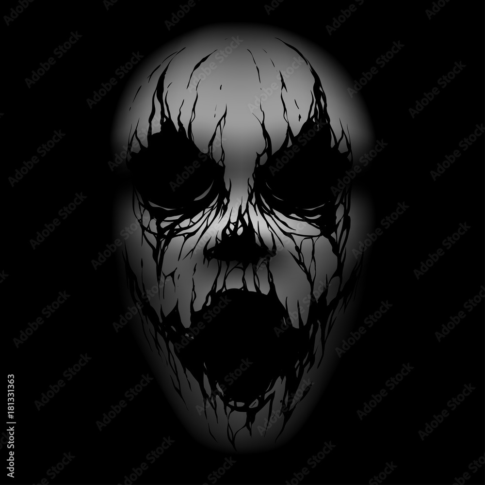Scary face