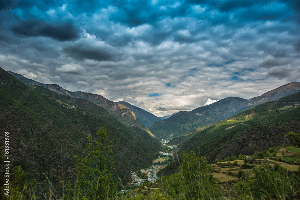 A beautiful view to the mountains A beautiful view to the mountains