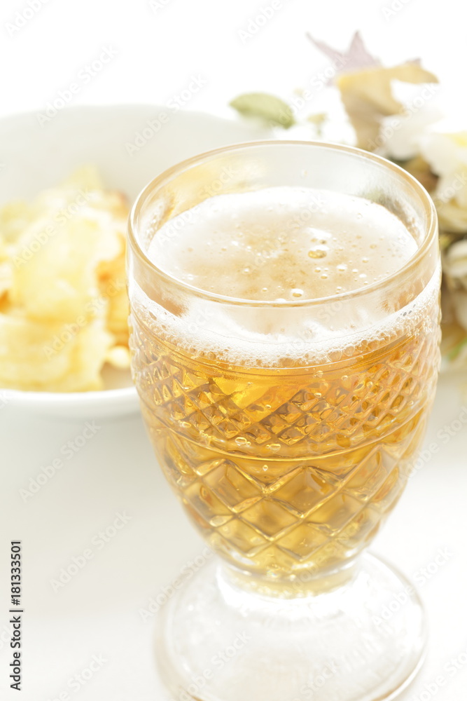 potato chips and beer potato chips and beer