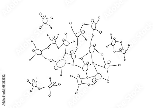 Social Network with clusters