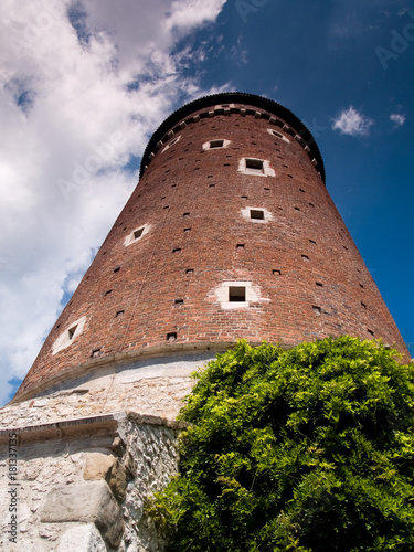 Średniowieczna wieża zamku