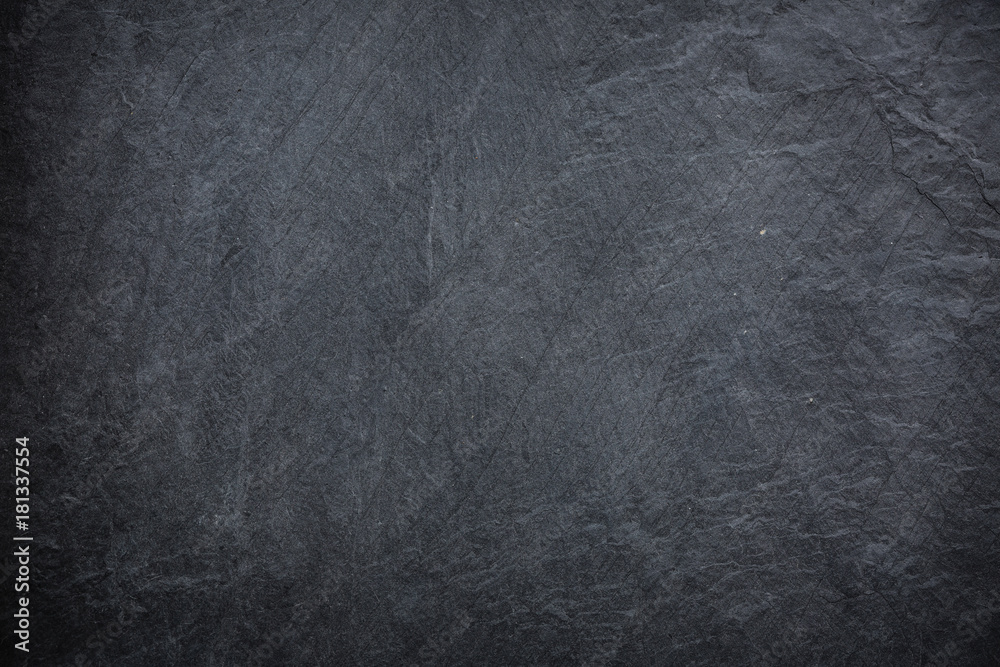 Fototapeta premium texture of Dark grey and black slate background.