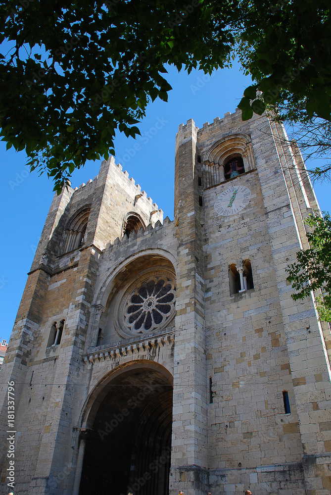 Santa Maria cathedral, often called simply the Se, Lisbon, Portugal