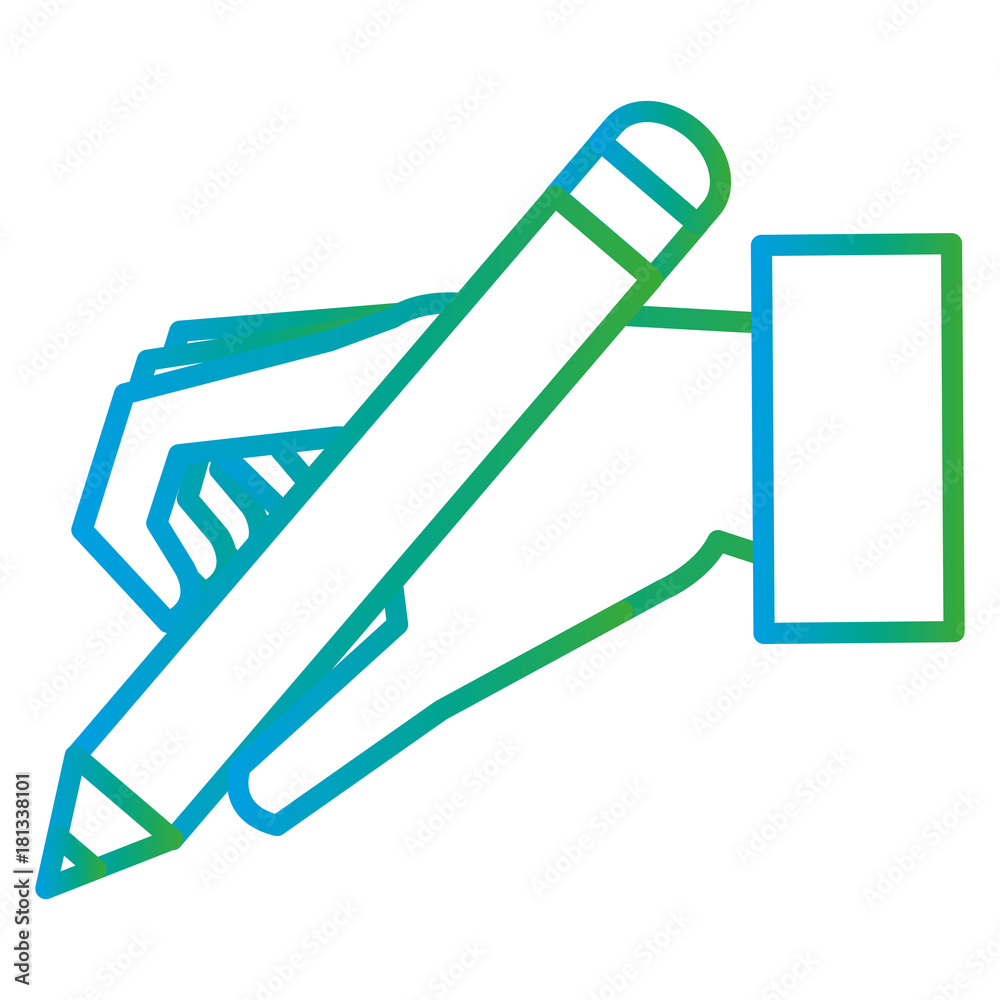 hand human writing icon