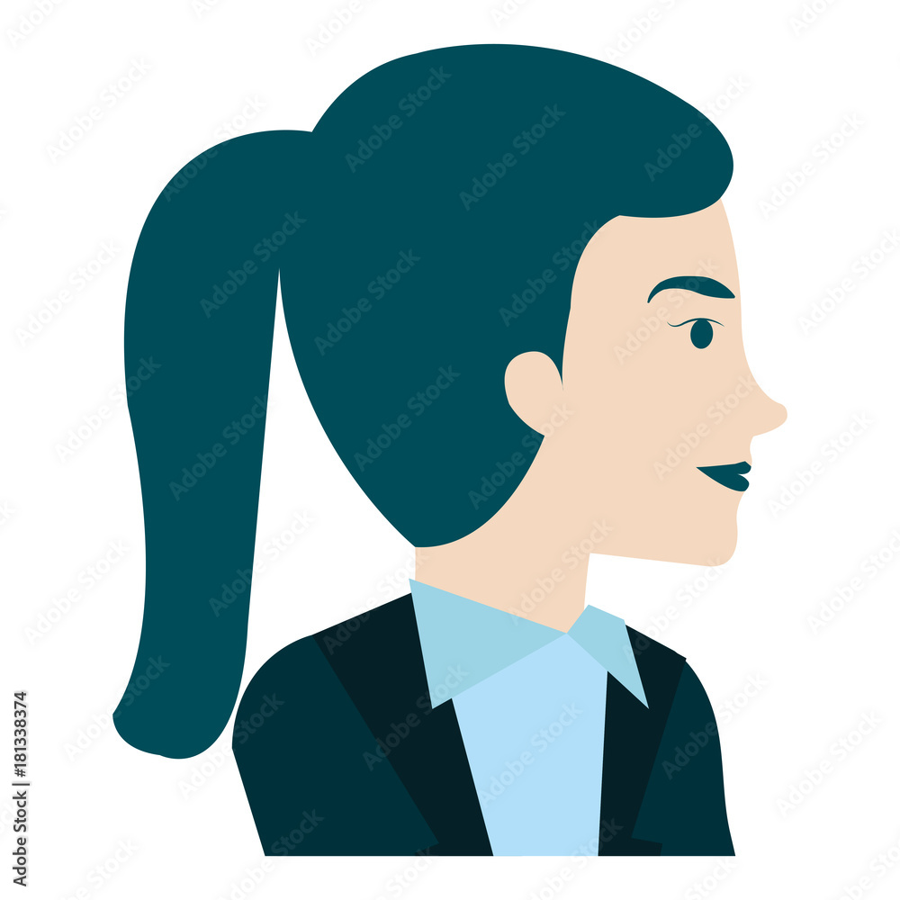 businesswoman profile avatar character businesswoman profile avatar character