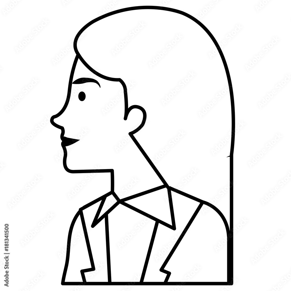 businesswoman profile avatar character businesswoman profile avatar character