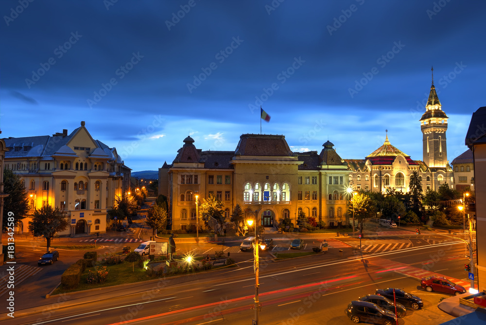 Fototapeta premium Targu Mures city, Romania