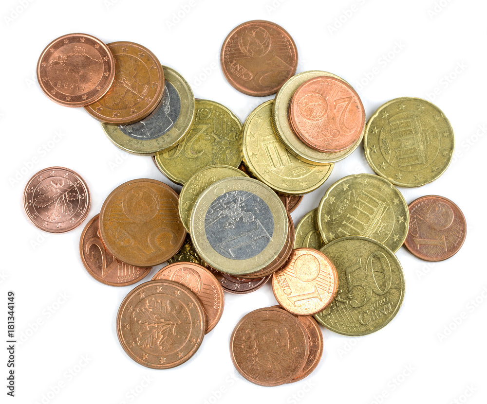 small euro coins
