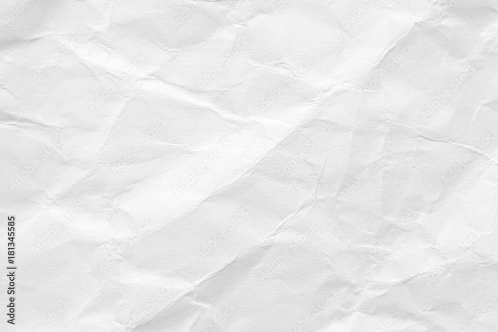 Fototapeta premium White background. Texture of old light paper with kinks.