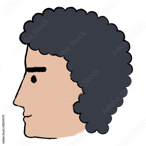 head profile man avatar character
