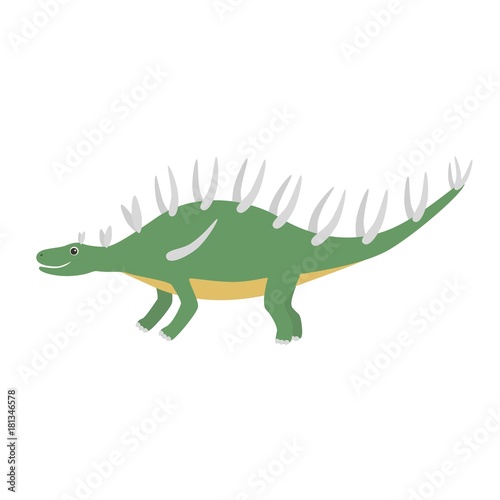 Kentrosaurus icon. Cartoon illustration of kentrosaurus icon for web