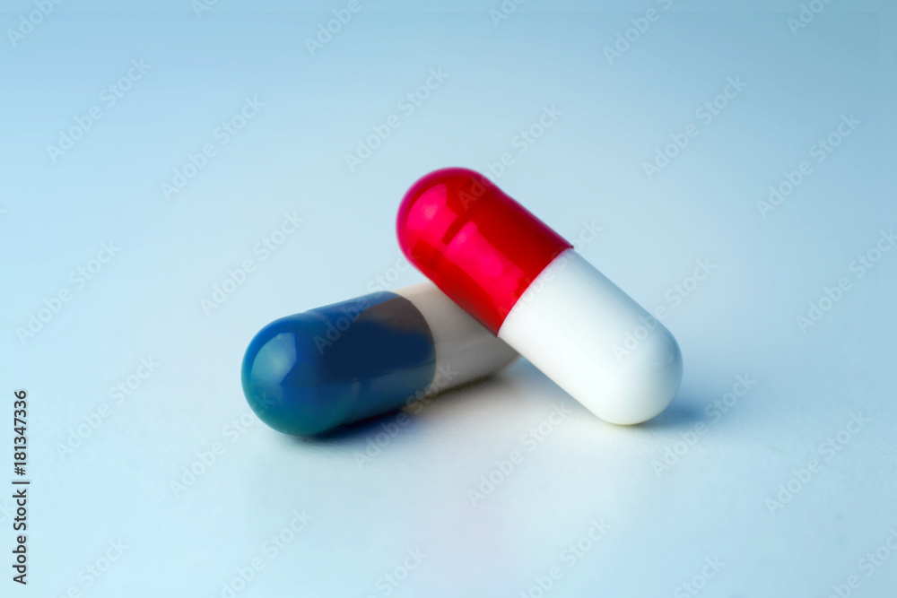 Medical healthcare pills isolated on a background Medical healthcare pills isolated on a background