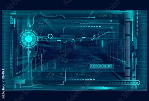Abstract tech background