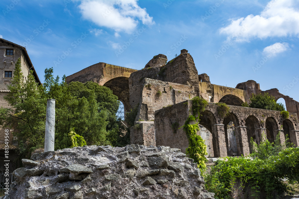 The Basilica of Constantine and Maxentius in the Roman Forum