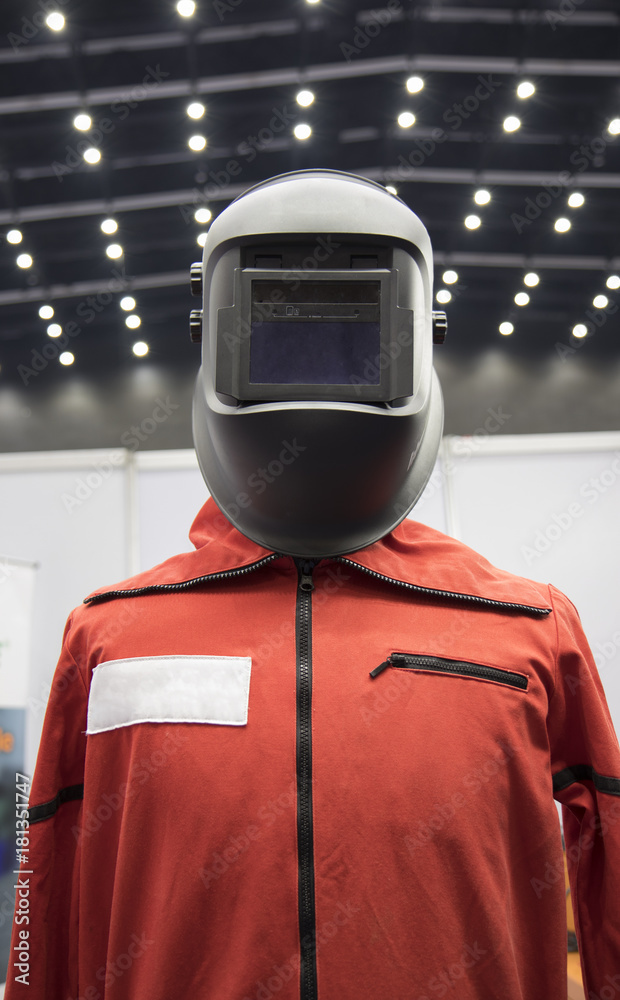 mannequins with safety helmet and glass visor;Personal Protection