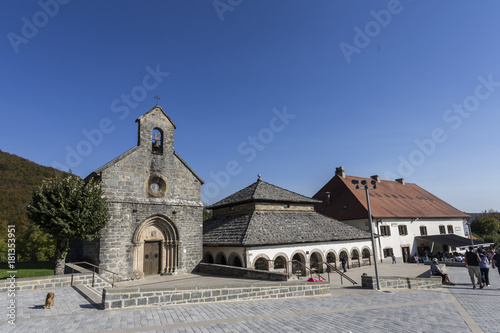 Obraz na płótnie roncesvalles on the santiago way. w salonie