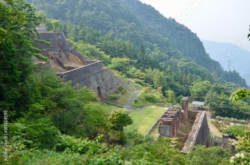 日本 愛媛県 新居浜市 マイントピア別子 東平ゾーン Japan Shikoku Ehime Niihama Besshi copper mine ruin photo