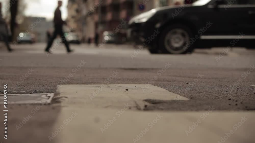 custom made wallpaper toronto digitalClose Up of Shoes & Feet - City Street