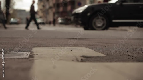 Wallpaper Mural Close Up of Shoes & Feet - City Street Torontodigital.ca