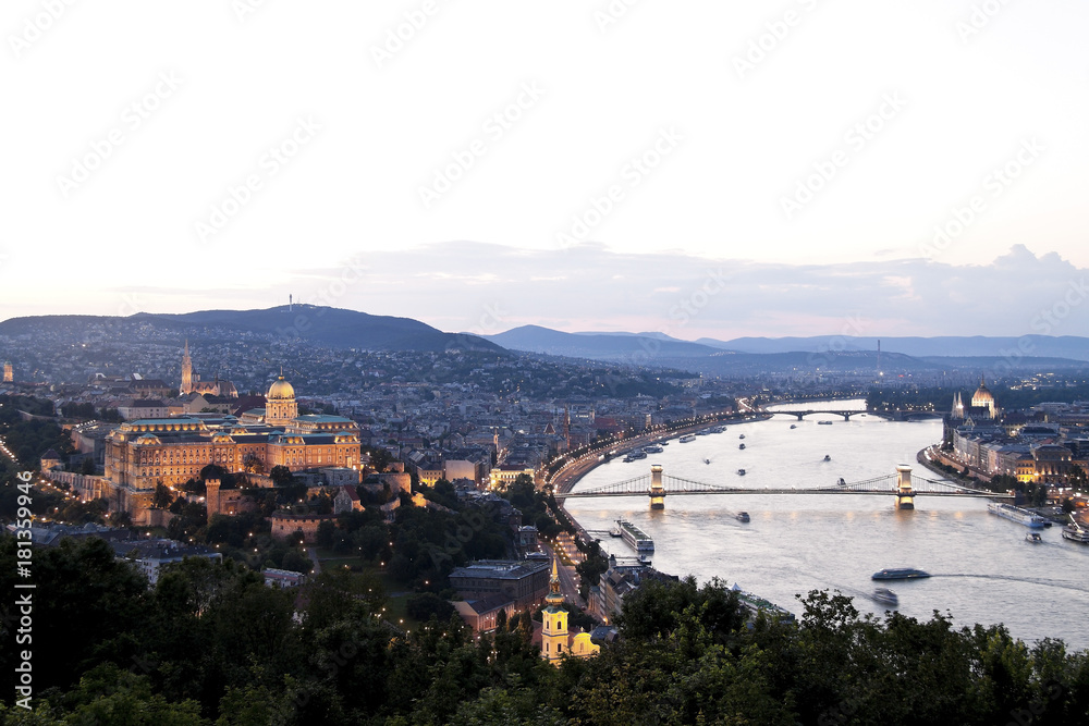 Obraz premium hungary, budapest, cityscape