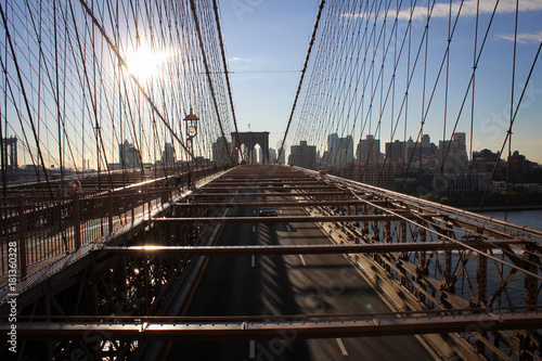 Brooklyn Bridge view, New York, USA