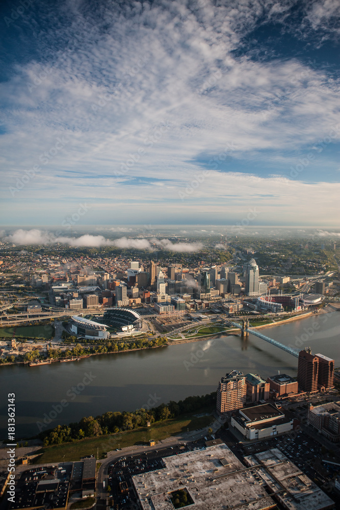 Obraz premium Cincinnati Ohio Skyline
