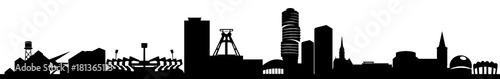 Obraz na płótnie Skyline Bochum w salonie