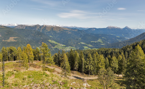 Alpine landscape in Western Carinthia  Austria.