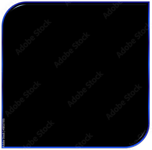 elegant black and white background, lack ceramic frame.