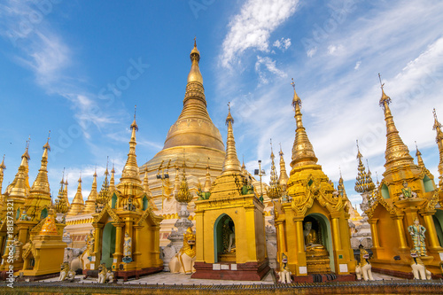 Shwedagon Pagoda in Yangon, Myanmar. © Mazur Travel