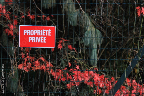 Propriété privée photo