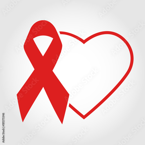 Vector illustration on the theme World Aids Day.
