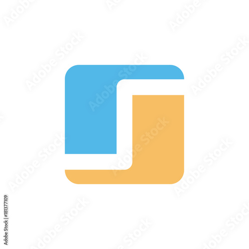 Free Download square box shape style modern icon logo vector - GFXLoad