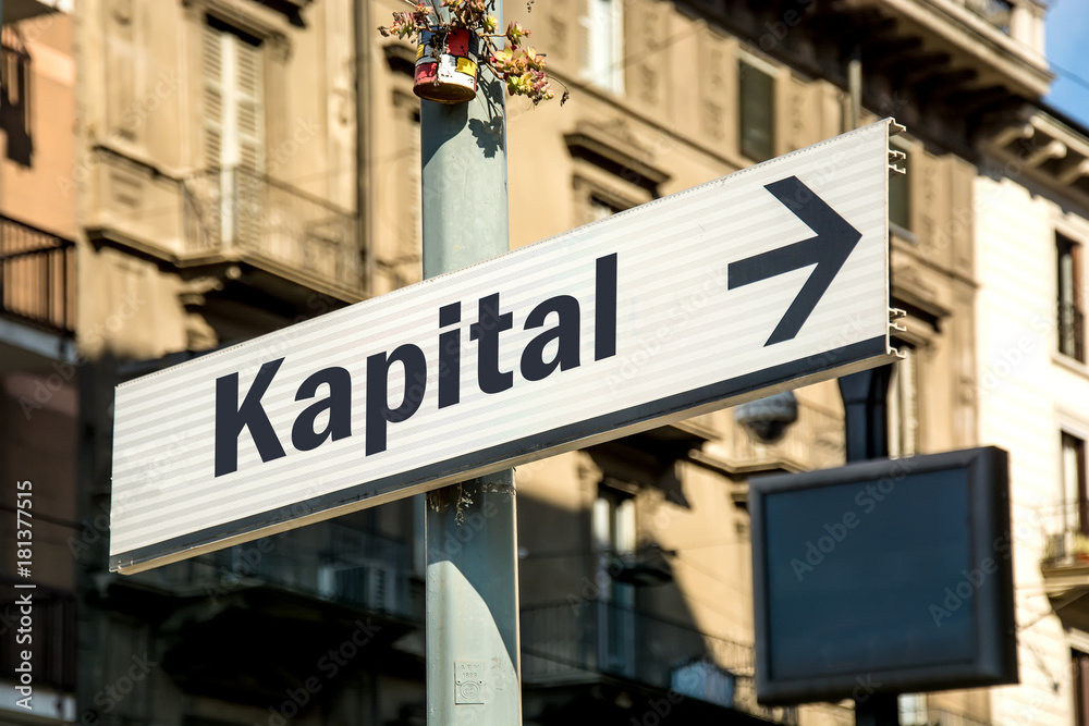 Schild 219 - Kapital