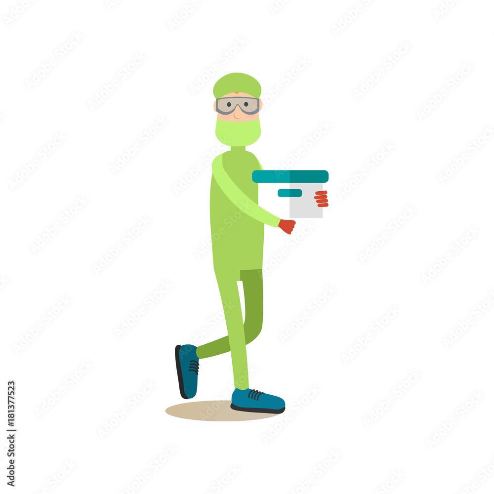 Science people concept vector flat illustration Science people concept vector flat illustration