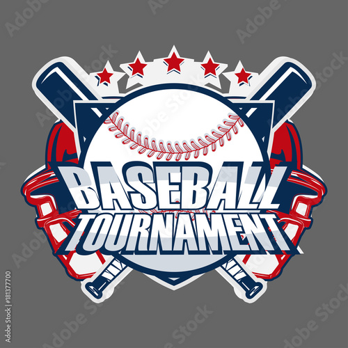 Baseball Badge Logo
