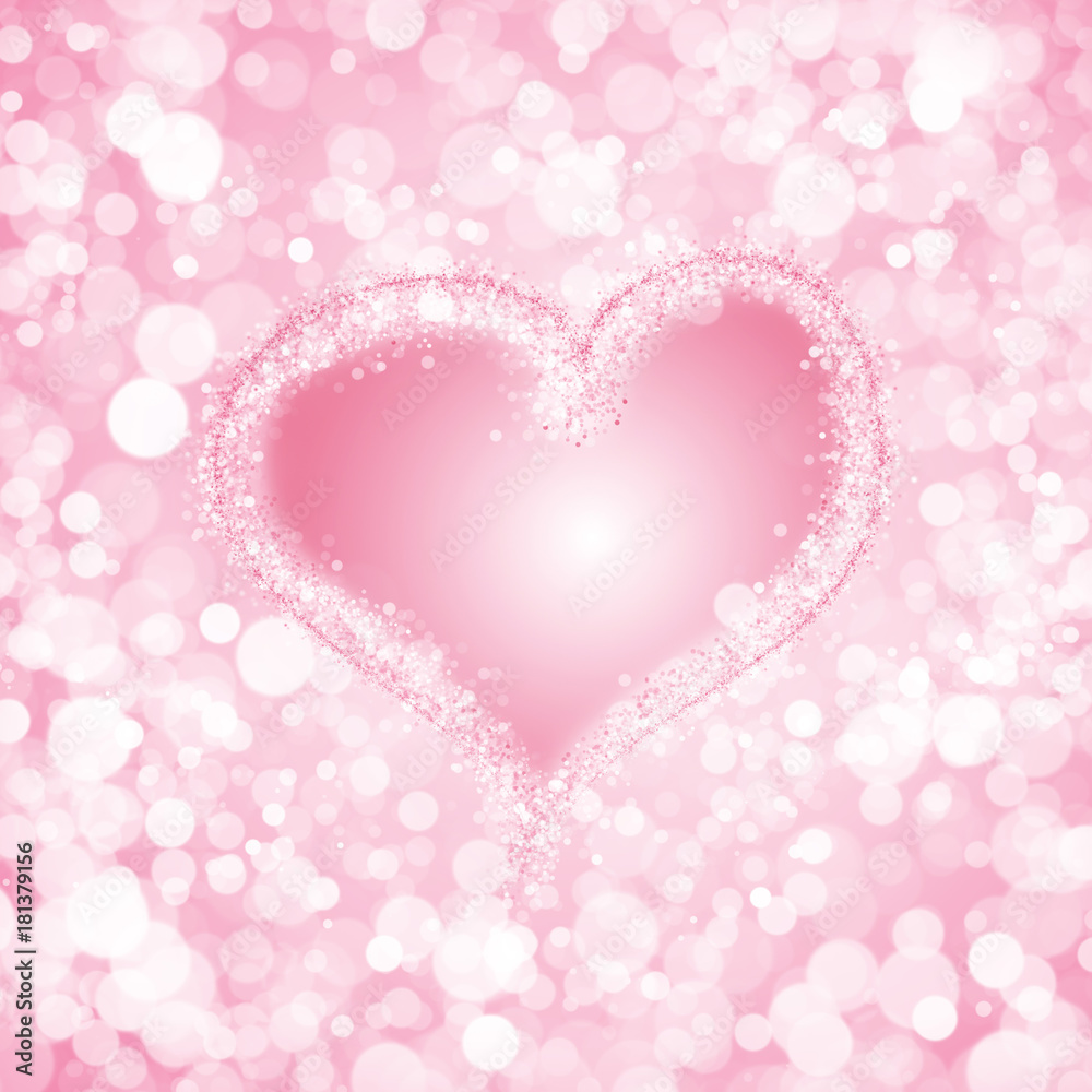 Pink heart background