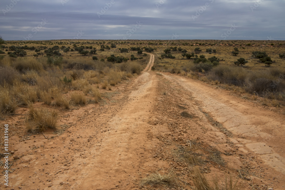 Hay River Track in the Simpson Desert, Northern Territory, Australia Hay River Track in the Simpson Desert, Northern Territory, Australia