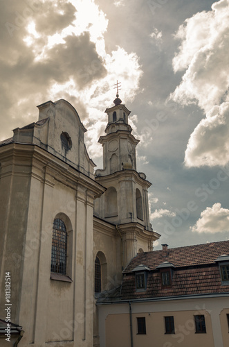 Buchach medieval Basilian monastery at West Ukraine, Ternopil photo
