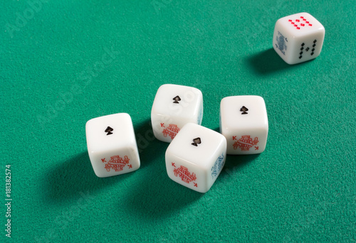 Four of a Kind on Poker Dice