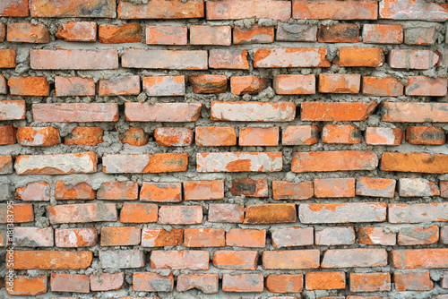 Grunge old brick wall background
