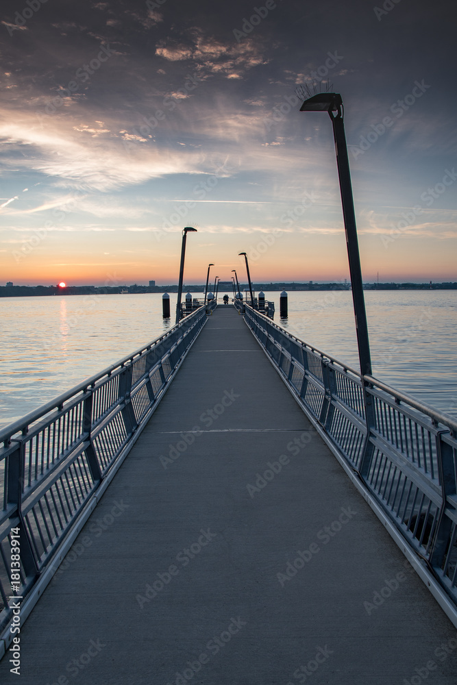 Obraz premium Brücken Silhouette