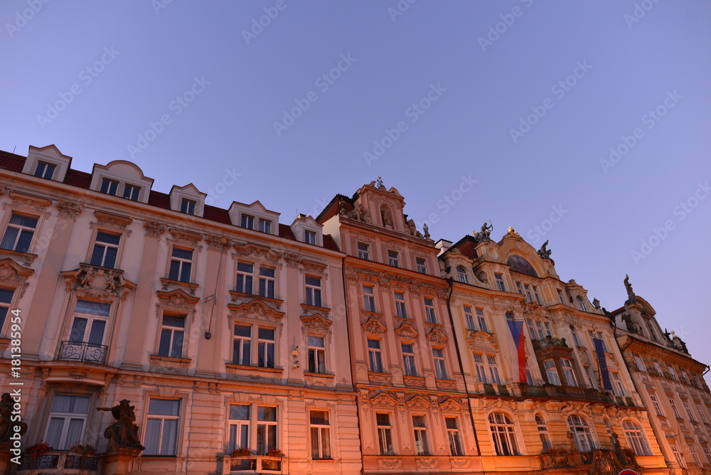 Historische Gebäude am Altstädter Ring in Prag 